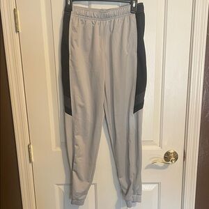 Boys Gray and Black Athletic Pants